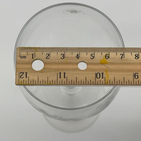 AVON Lot Set of 4 Lead Crystal Wine Goblet Glass Bell Candlestick Holders Footed - Picture 12 of 16